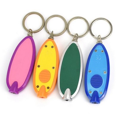 Slim Board LED Keychain