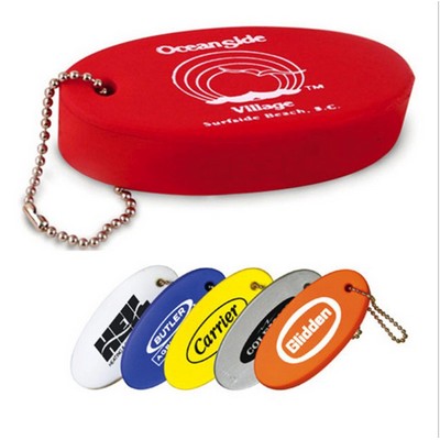 PU Foam Floating Keychain/Oval Shaped Floating Keychain