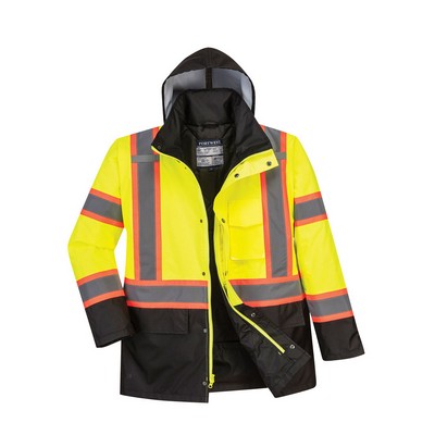 Hi-Vis Contrast Tape Traffic Jacket