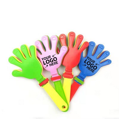 11" Plastic Hand Clappers Noisemakers