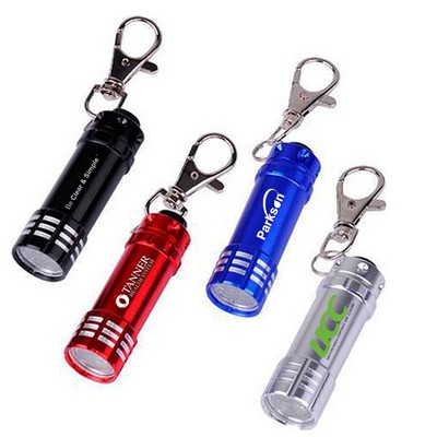 Mini Spectre 3 LED Aluminum Torch Key Ring