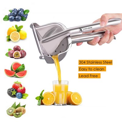 304 Stainless Steel Lemon Squeezer Citrus Juicer Hand Press