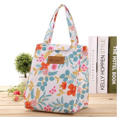 Waterproof Large folding non woven Reusable Insulated Totes Lunch Cooler Carry bag