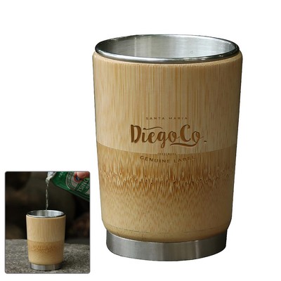 7 Oz. Natural Bamboo Cup