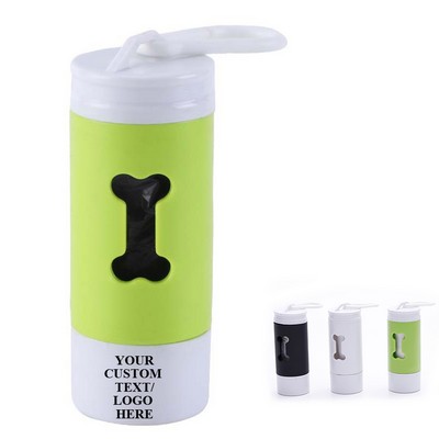 Dog Bag Dispenser with Flashlight