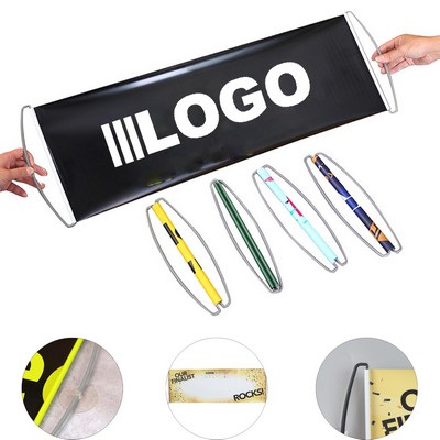 Customized Retractable Handheld Banner