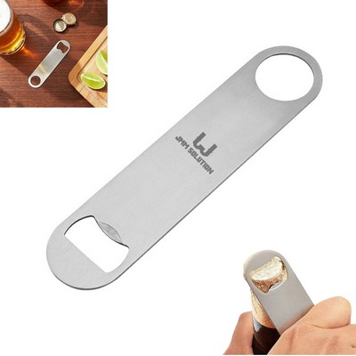 Flat Bottle Opener for Bartender