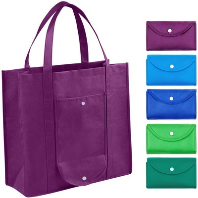 Foldable Nonwoven Shopping Bags Moq 50Pcs