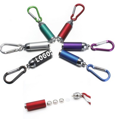 Custom Outdoor Mini Zoom LED Flashlight With Key Chain