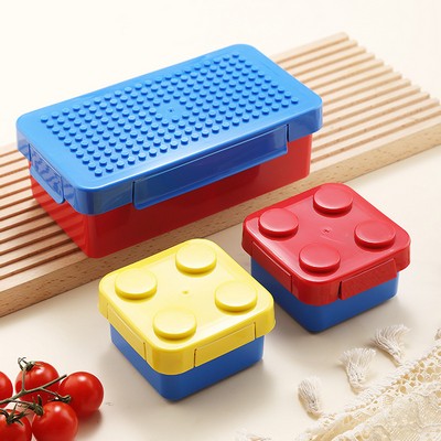 Elemental Building Blocks Lunch Box with Cutlery