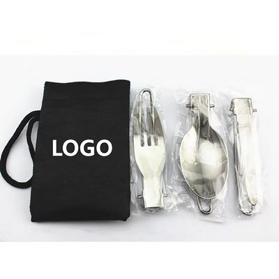 Packaged Folding Cutlery Set