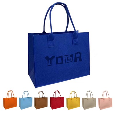 Shopping Felt Tote Bag