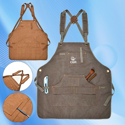 Heavy-Duty Canvas Work Apron