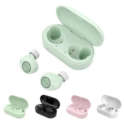 Wireless Bliss: Bluetooth Earbuds with Charging Case