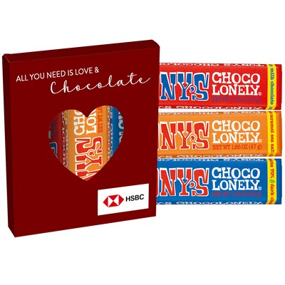 Tony's Chocolonely® Bars in Window Boxes - Heart