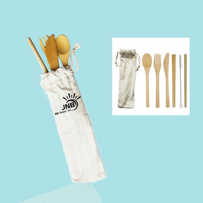 Eco-Friendly Bamboo Cutlery Set