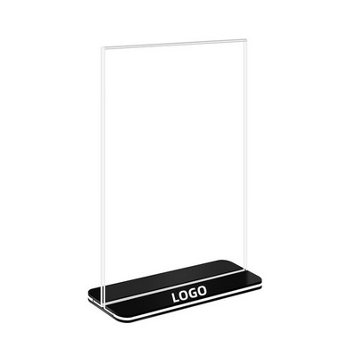 Acrylic Sign Holder/Desktop Display Stand