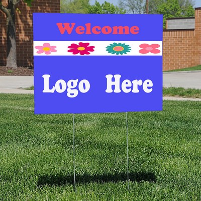 Custom Plastic Yard Sign