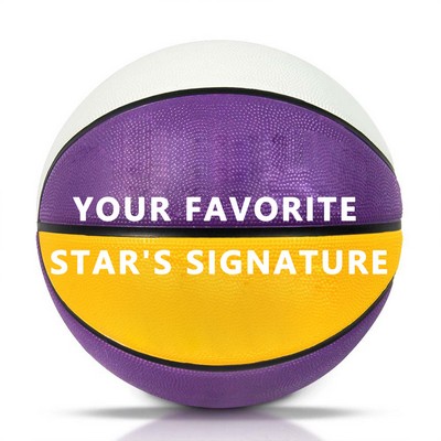 Official Size Autograph Panel Basketball