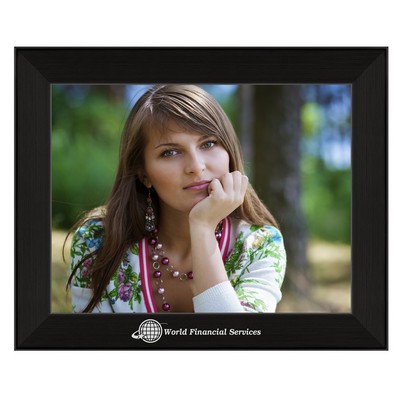 Aero Brushed black steel 8.5" x 11" Frame w/ 1 1/4" Border