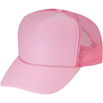 Summer Mesh Cap with Adjustable Plastic Snap