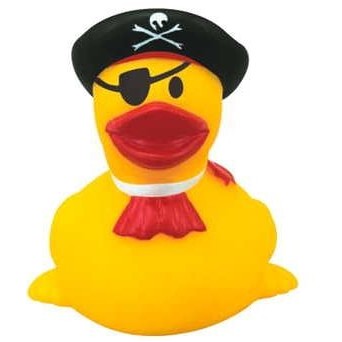 Mini Rubber One-Eyed Pirate Duck©