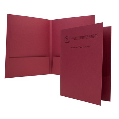 Capacity Folder w/Reinforced Sides & ½" Spine