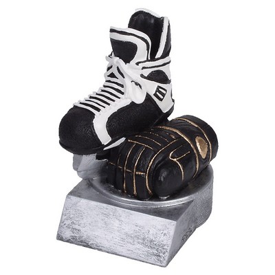 4" Hockey Color Tek Resin Trophy