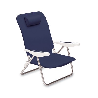 Monaco Beach Chair with 6 Reclining Positions & Backpack Straps