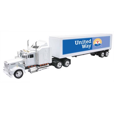 1:43 Scale Die Cast Replica Kenworth® W900 Hauler (u)