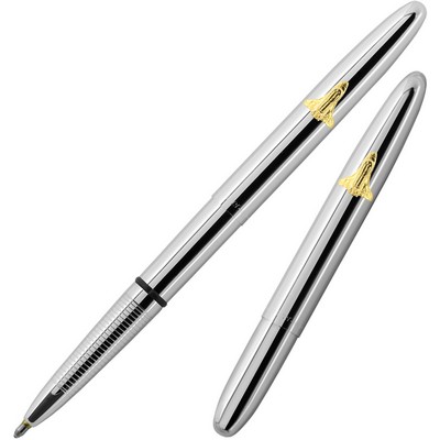 Bullet Space Pen w/Chrome Finish & Shuttle Emblem