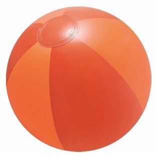 16" Inflatable Tone on Tone Orange Beach Ball