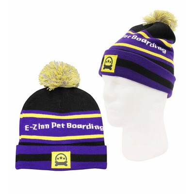 Beanie w/ Pom HD Knit (Priority)