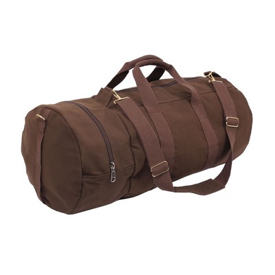 Brown 30" Double Ender Canvas Sports Bag