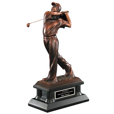 14" Bronze Male Golf Award