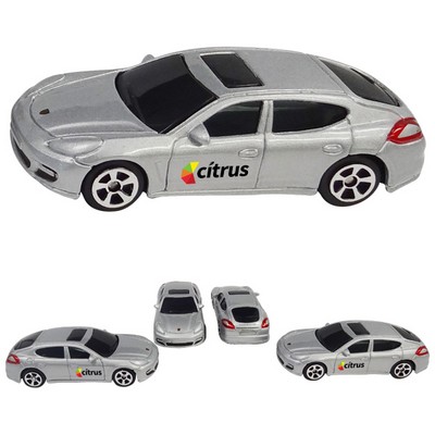 Porsche® Panamera 3" Die Cast 1:64 Scale Full Color Logo (Both Sides)