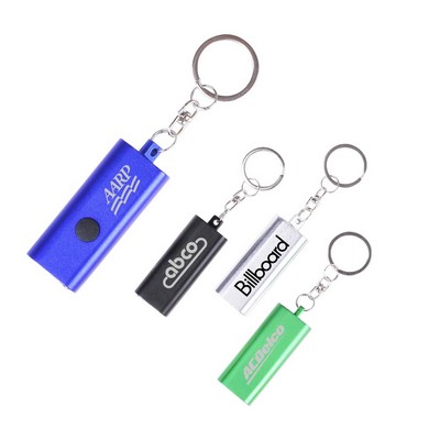 Super Bright 3 LED Aluminum Flashlight Keychain