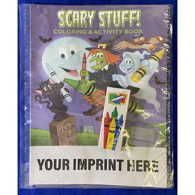 Scary Stuff Coloring & Activity Book Fun Pack