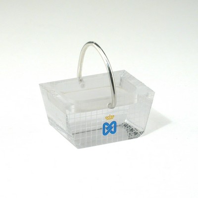 Basket Lucite® Embedment Award (2" x 1" x 1 1/4")