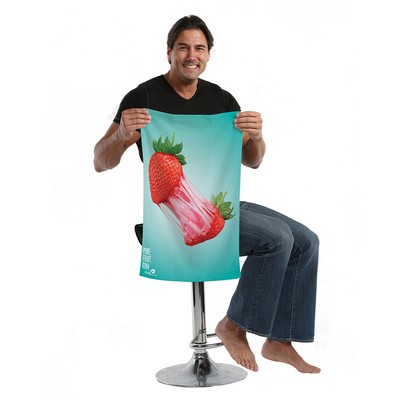 16" x 25", 3.0 lb., Terry Velour, Sublimated, Digitally Printed Sport/Golf Towel