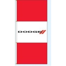 Double Faced Dealer Interceptor Drape Flags (Dodge®)