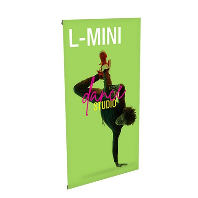 L Mini Spring Back Tabletop Banner Stand