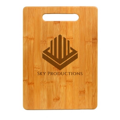 8.75" x 11.5" - Wood Cutting Board - Bamboo