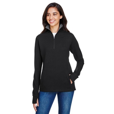 J AMERICA Ladies' Omega Stretch Quarter-Zip