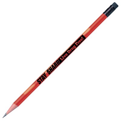 Stay Sharp: Live Drug Free! Heat-Sensitive Pencils