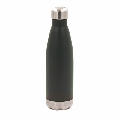 17 Oz. Matte Finished Stainless Steel Double Wall Bottle