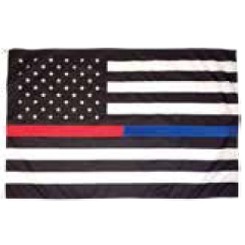 Thin Red & Blue Line U.S Civil Service Flag (3'x5')