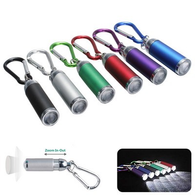 Stretchable LED Flashlight w/Key Holder