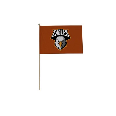 8" x 12" Stick Flag Kit with Ball Tip (Set of Six)