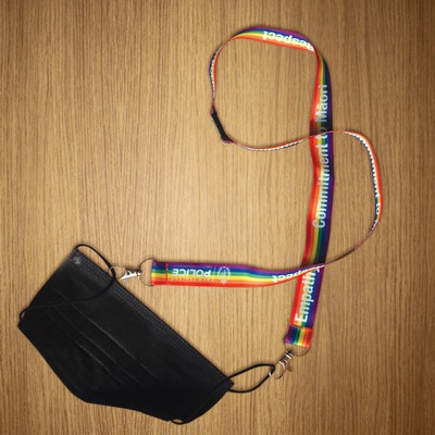 Sublimated Mask Lanyard - 3/4" x 36"